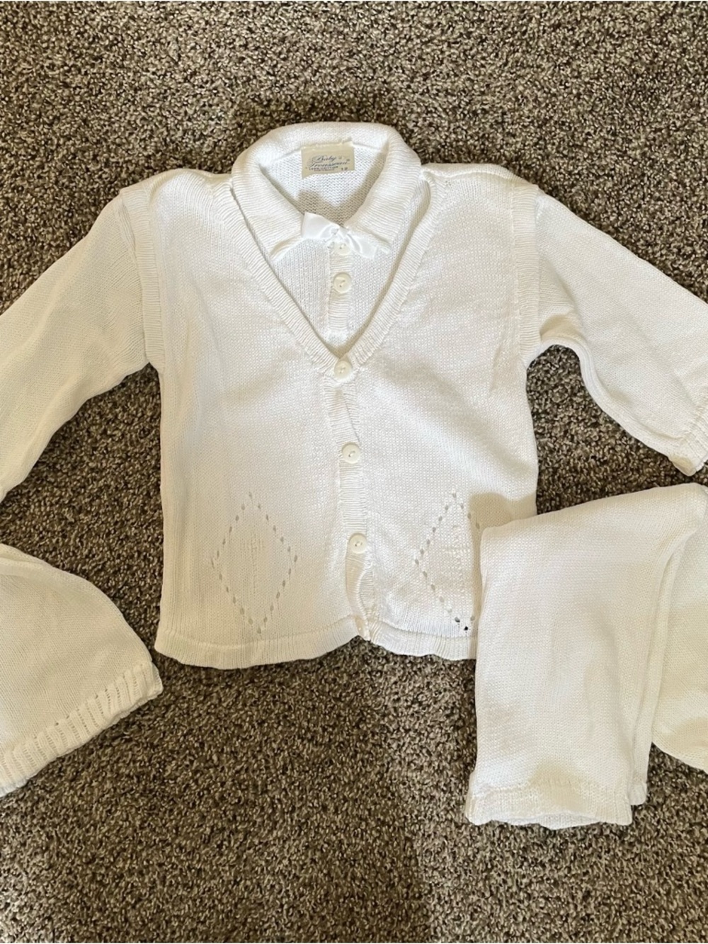 Baby’s Trousseau 3 piece baby boy baptism or christening outfit